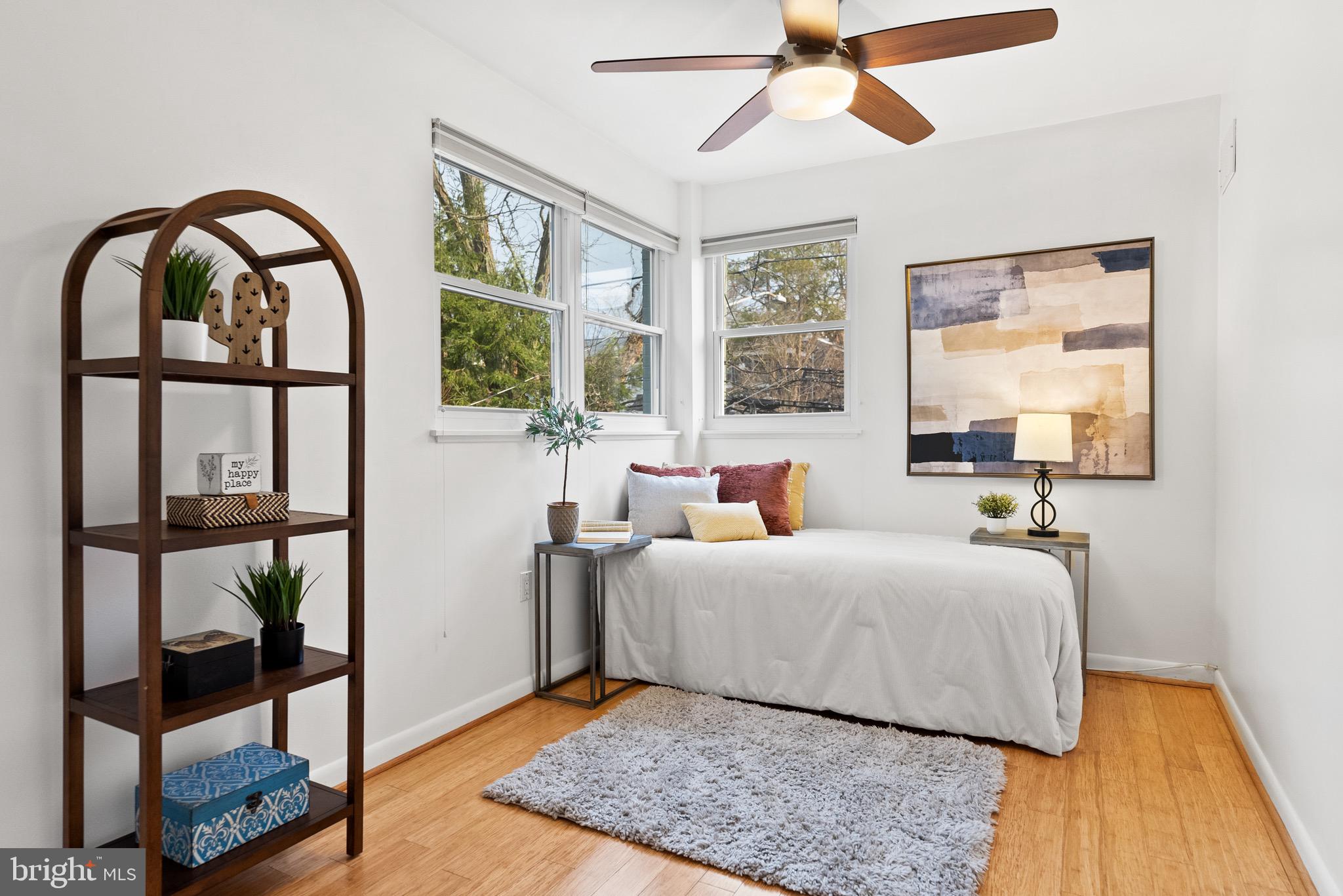 4854 Reservoir Road Northwest Washington, DC 20007 - Photo 42 of 53 Corner third bedroom with two exposures