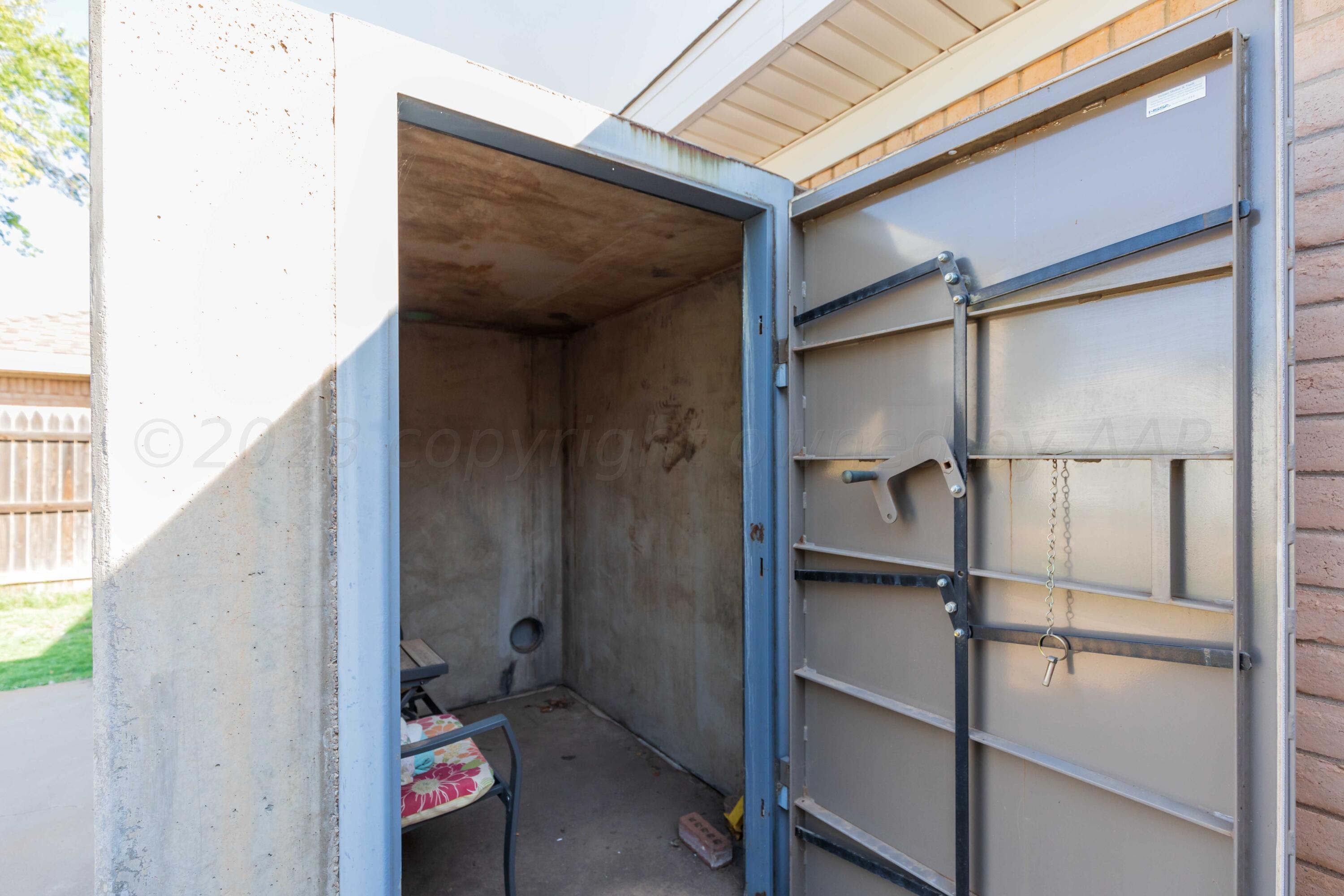2819 Armand Street Amarillo, TX 79110 - Photo 39 of 42 STORM SHELTER VIEW 2