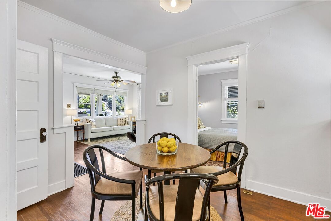 313 Museum Drive Los Angeles, CA 90065 - Photo 24 of 43 a view of a dining room with furniture and wooden floor