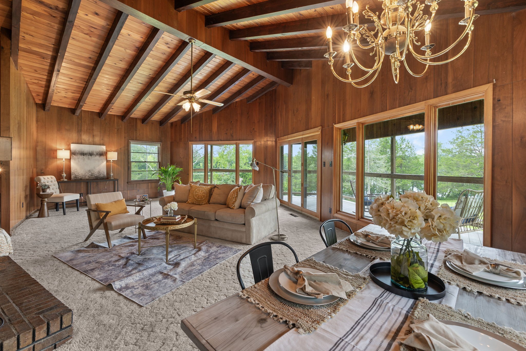 3443 Mann Road Lebanon, TN 37087 - Photo 25 of 55 a living room with furniture and floor to ceiling windows