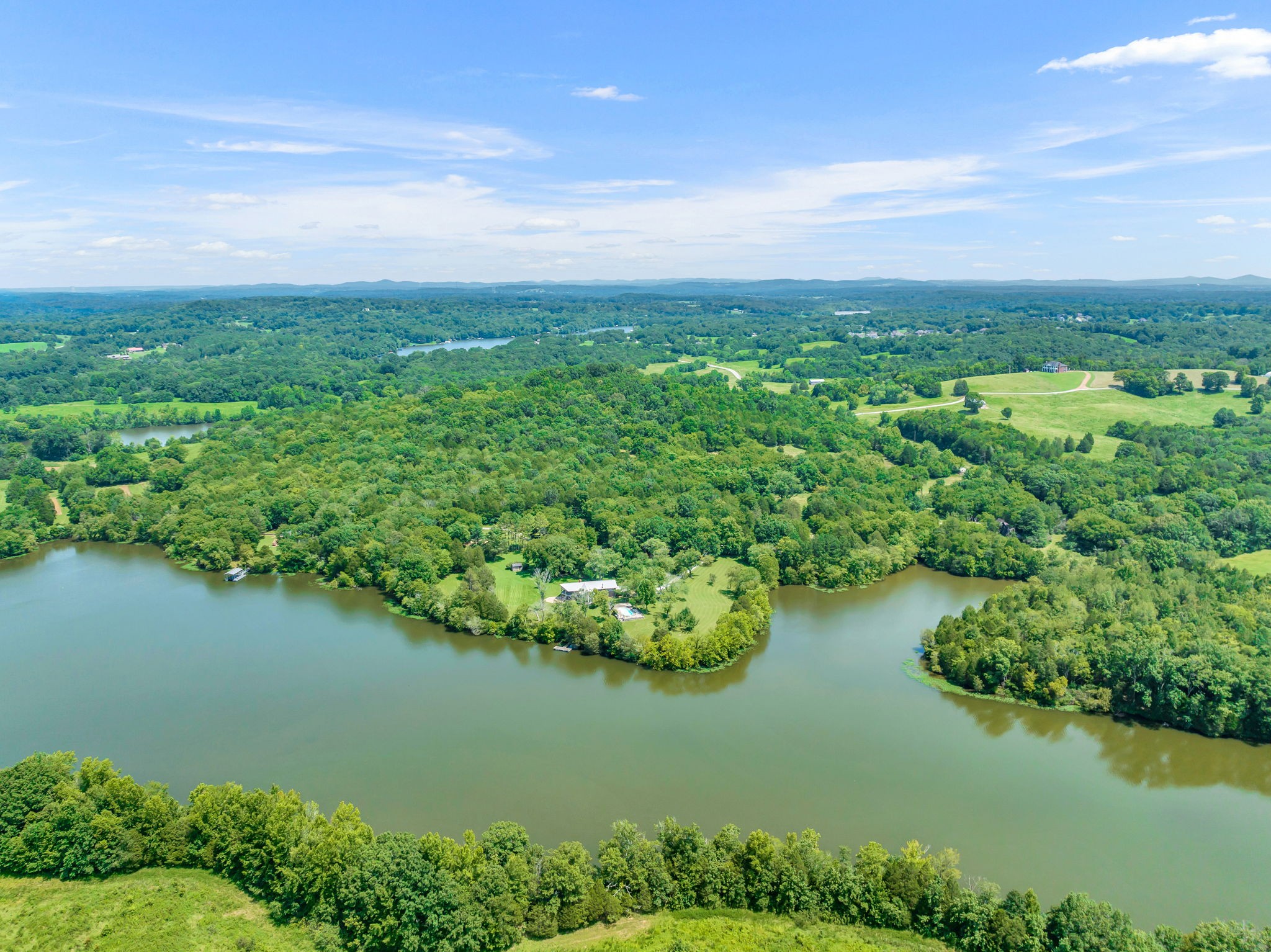 3443 Mann Road Lebanon, TN 37087 - Photo 3 of 55 an aerial view of ocean with residential houses with outdoor space and lake view