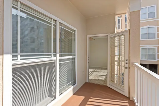 a view of front door