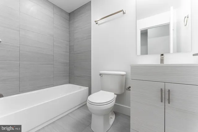 a front view of a building with street