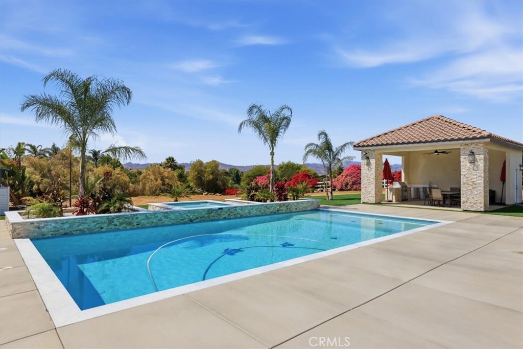 16795 Eagle Peak Road Riverside, CA 92504 - Photo 59 of 74 Pool, Spa, Cabana & Outdoor Kitchen