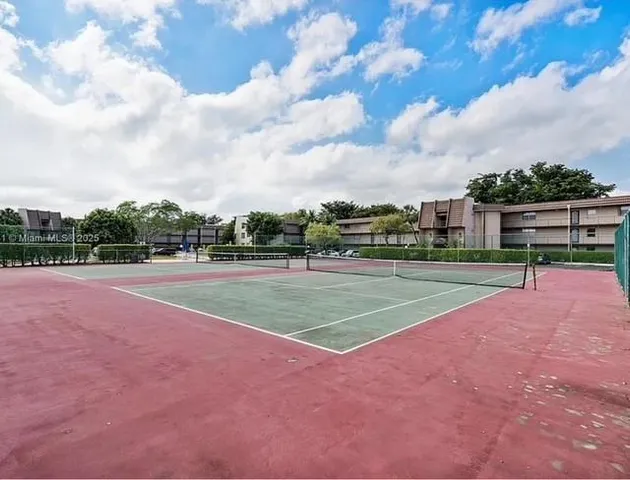 a view of a tennis court