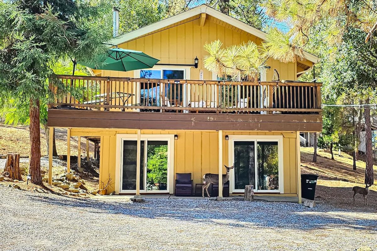 19385 Ferretti Road Groveland, CA 95321 - Photo 2 of 47 Rear view of house with a patio area and a wooden deck