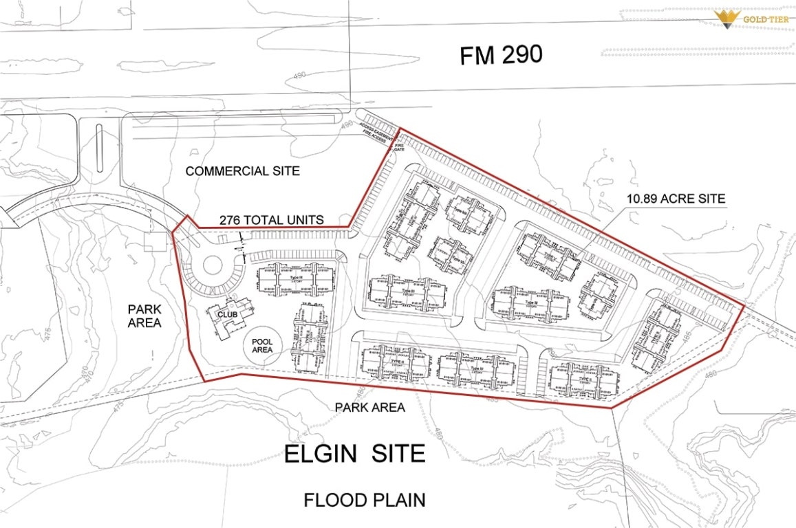 18401 Highway 290 Elgin, TX 78621 - Photo 2 of 8 Map showing property parcels