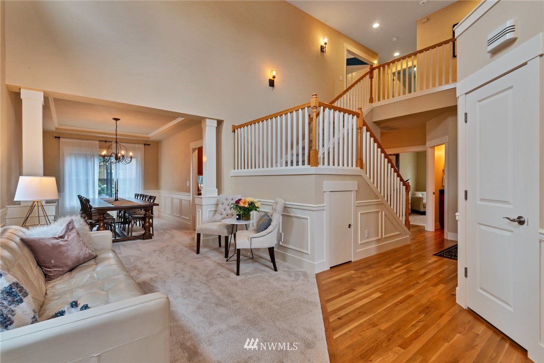 26 212th Street Southwest Bothell, WA 98021 - Photo 3 of 25 a living room with furniture and a wooden floor