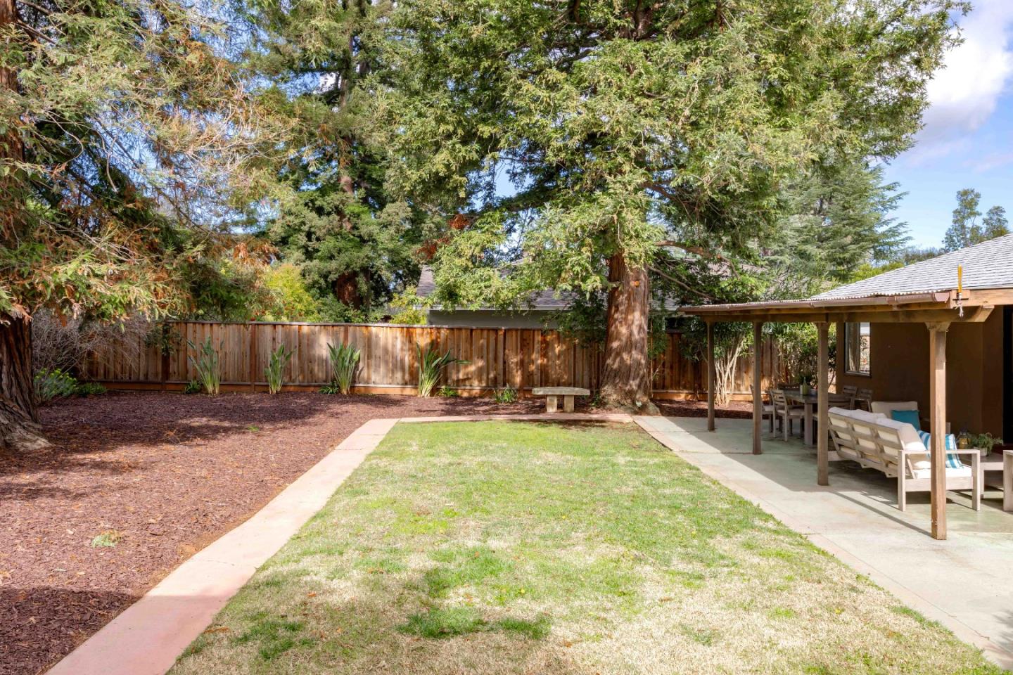 764 Parma Way Los Altos, CA 94024 - Photo 20 of 21 a view of a swimming pool with sitting area
