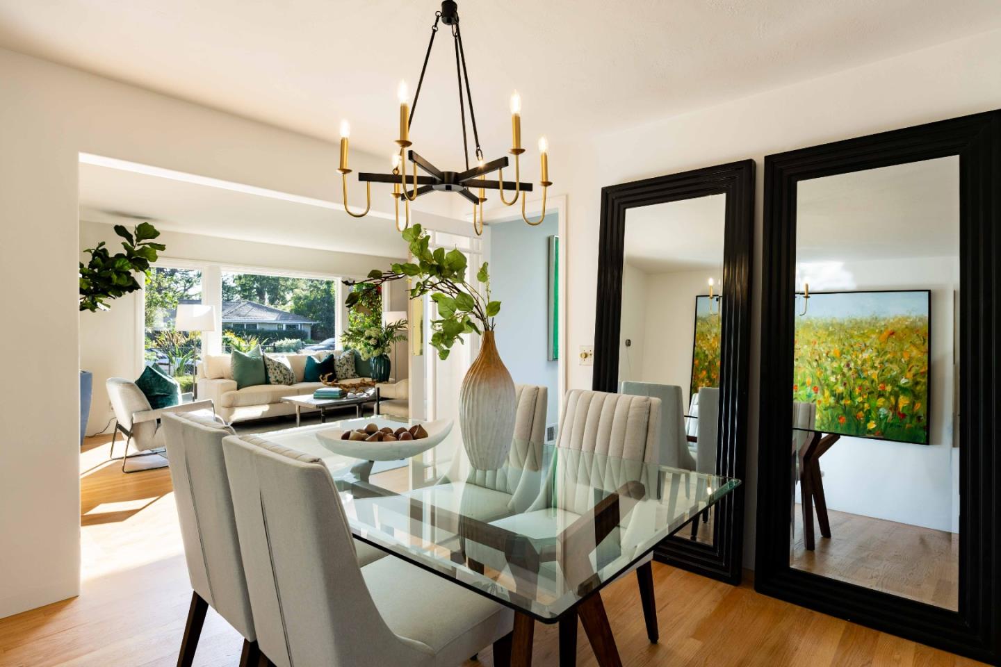 764 Parma Way Los Altos, CA 94024 - Photo 5 of 21 a view of a dining room with furniture window and outside view