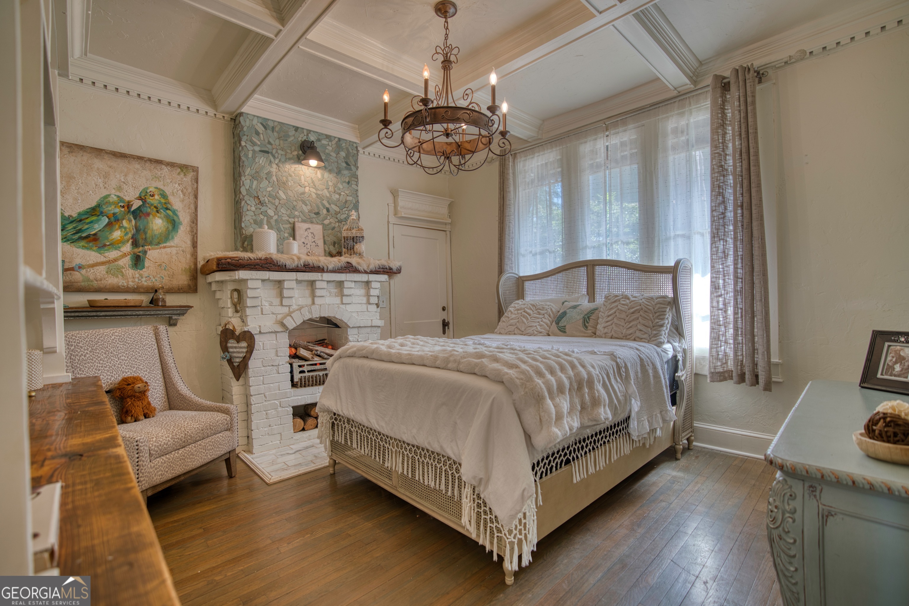 407 East 3rd Street Rome, GA 30161 - Photo 19 of 78 a bedroom with a bed couch and window