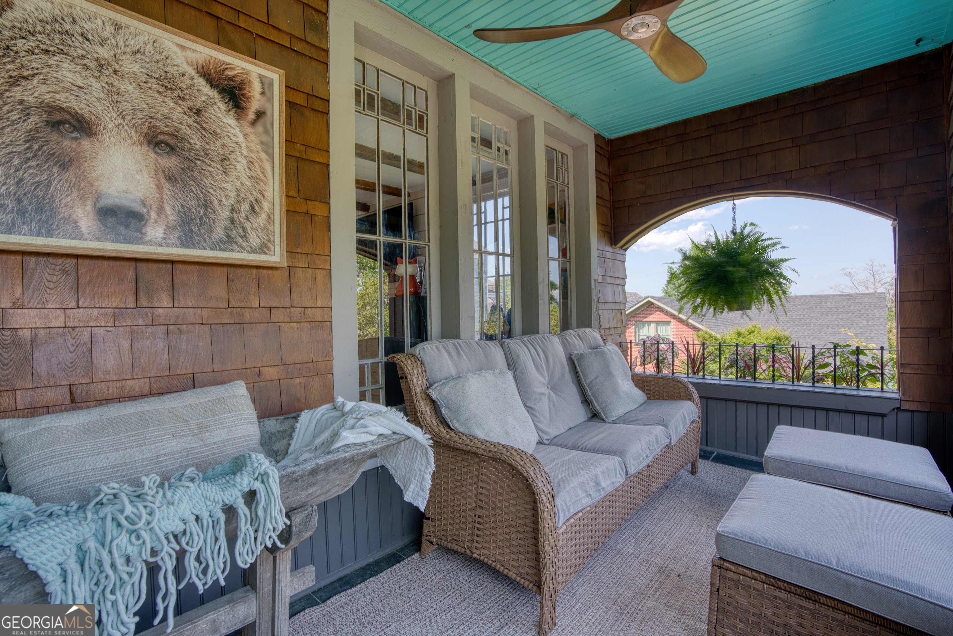 407 East 3rd Street Rome, GA 30161 - Photo 26 of 78 a outdoor living space with furniture and a potted plant