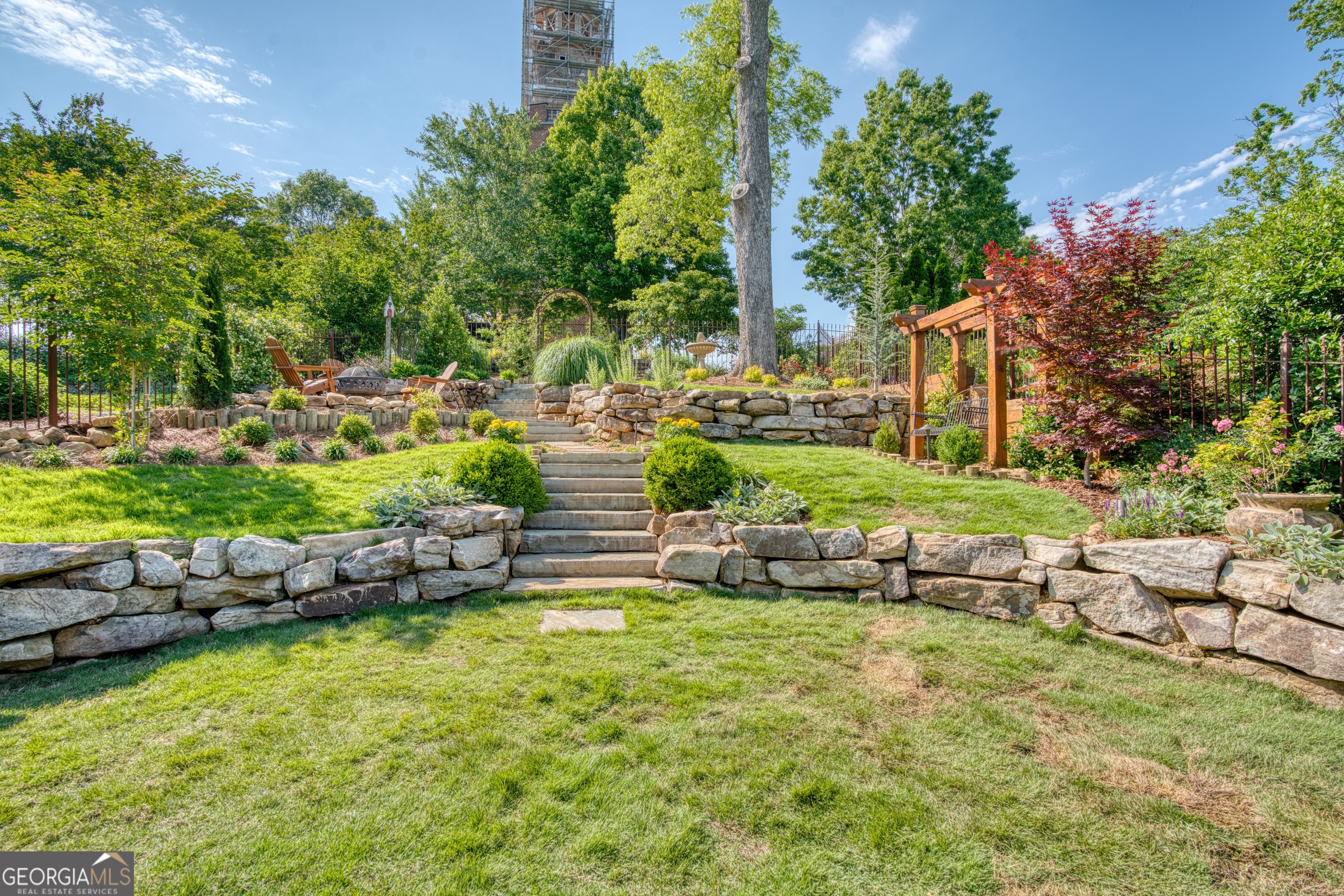 407 East 3rd Street Rome, GA 30161 - Photo 57 of 78 a view of backyard with outdoor seating and green space