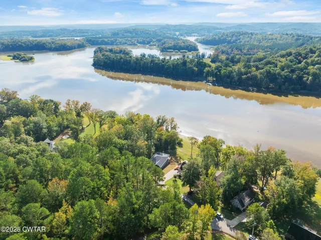 a view of lake with mountain