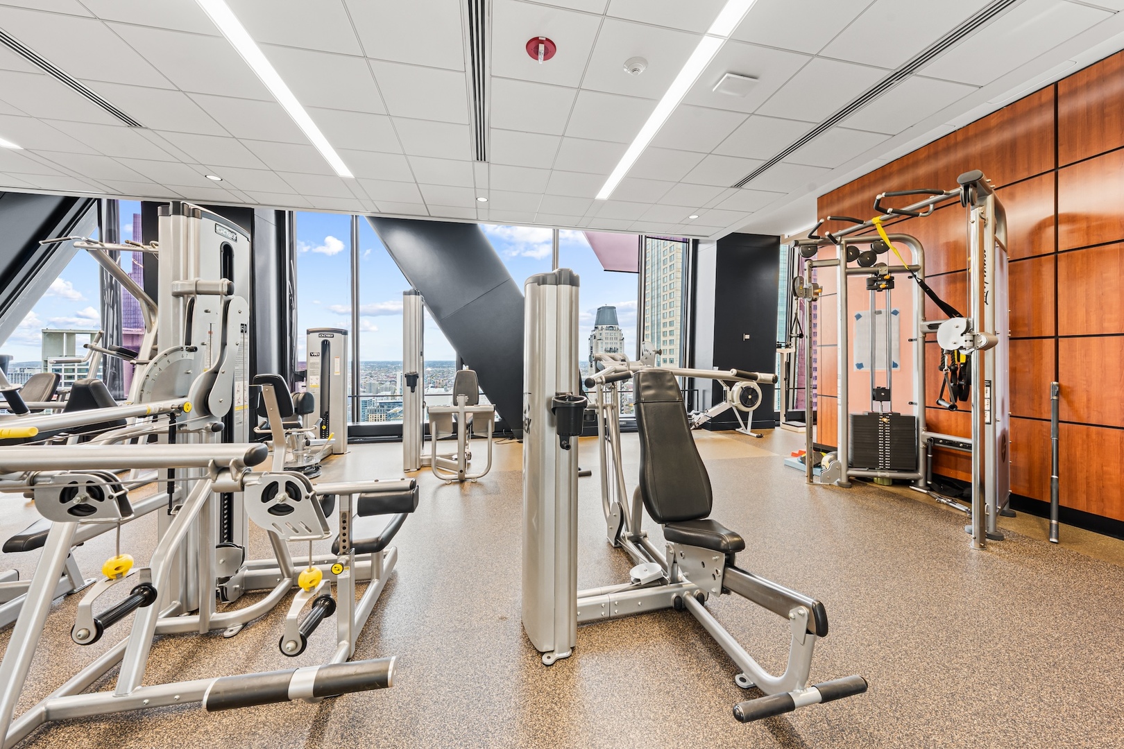 175 East Delaware Place, Unit 6706 Chicago, IL 60611 - Photo 20 of 26 a view of a room with gym equipment