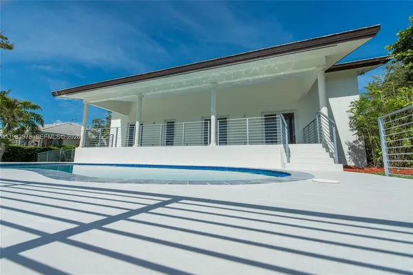 a view of a house with a balcony