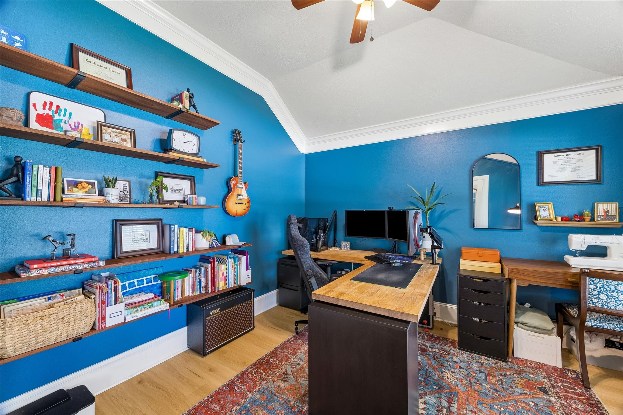 31306 Brighton Brook Lane Spring, TX 77386 - Photo 5 of 34 Private study featuring custom shelving and flexible space for work, hobbies, or learning.