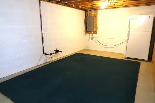 a view of storage and utility room