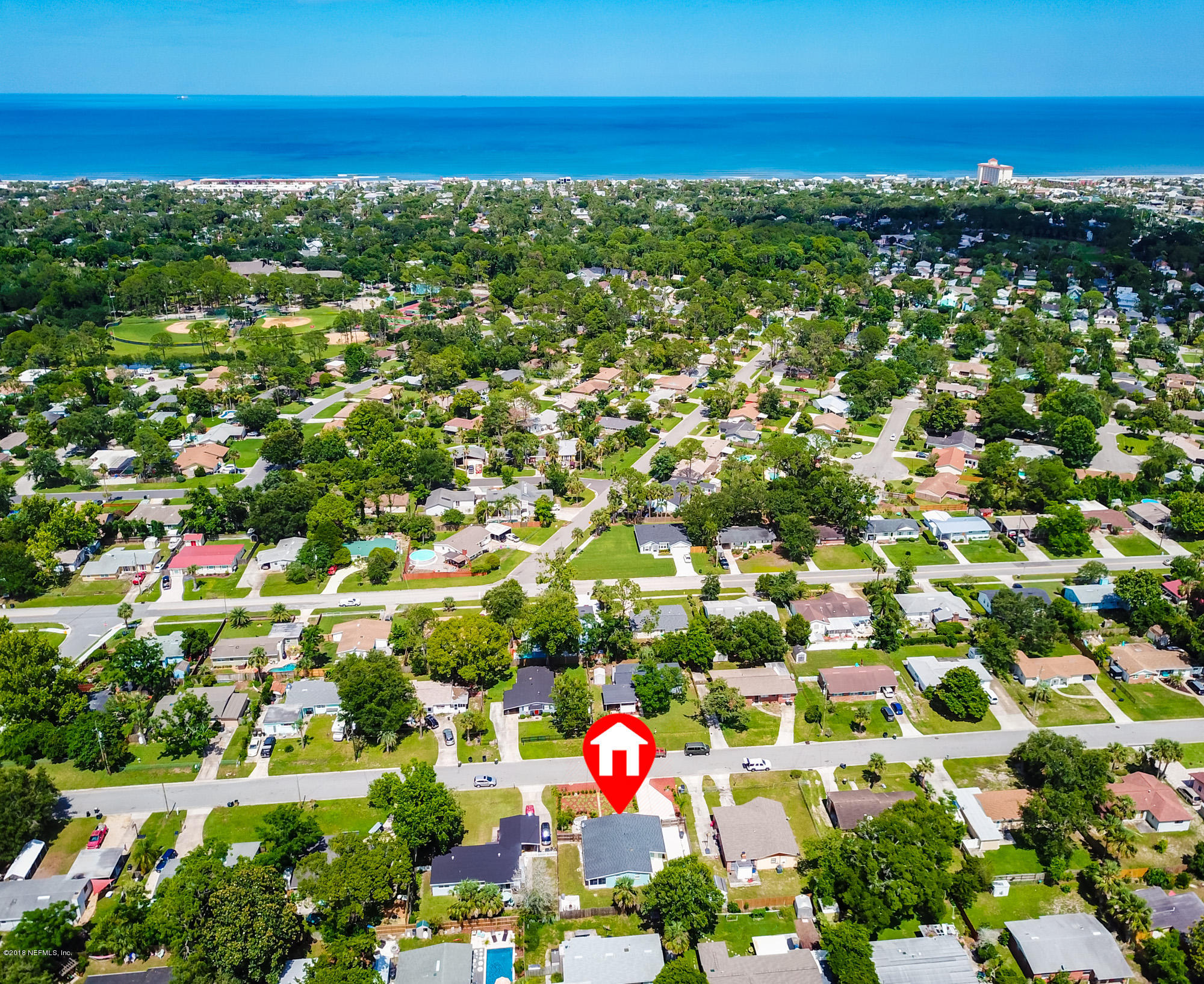 456 Irex Road Atlantic Beach, FL 32233 - Photo 28 of 29 a view of city and ocean