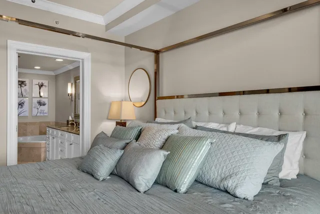 a living room with a couch and furniture