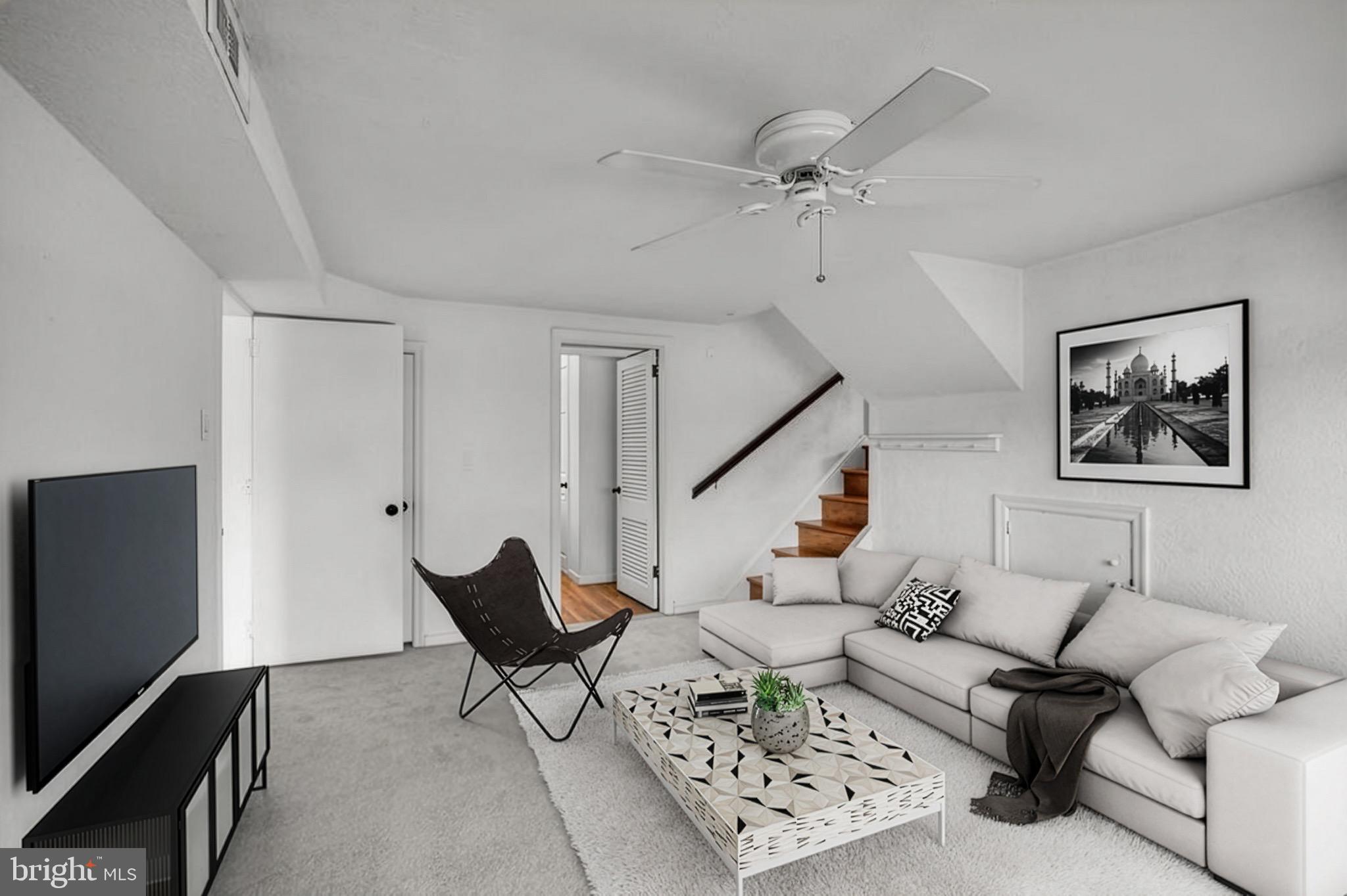 300 Copley Road Haddonfield, NJ 08033 - Photo 10 of 27 a living room with furniture and a flat screen tv
