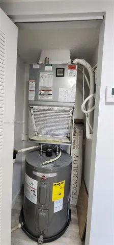 a view of water heater room