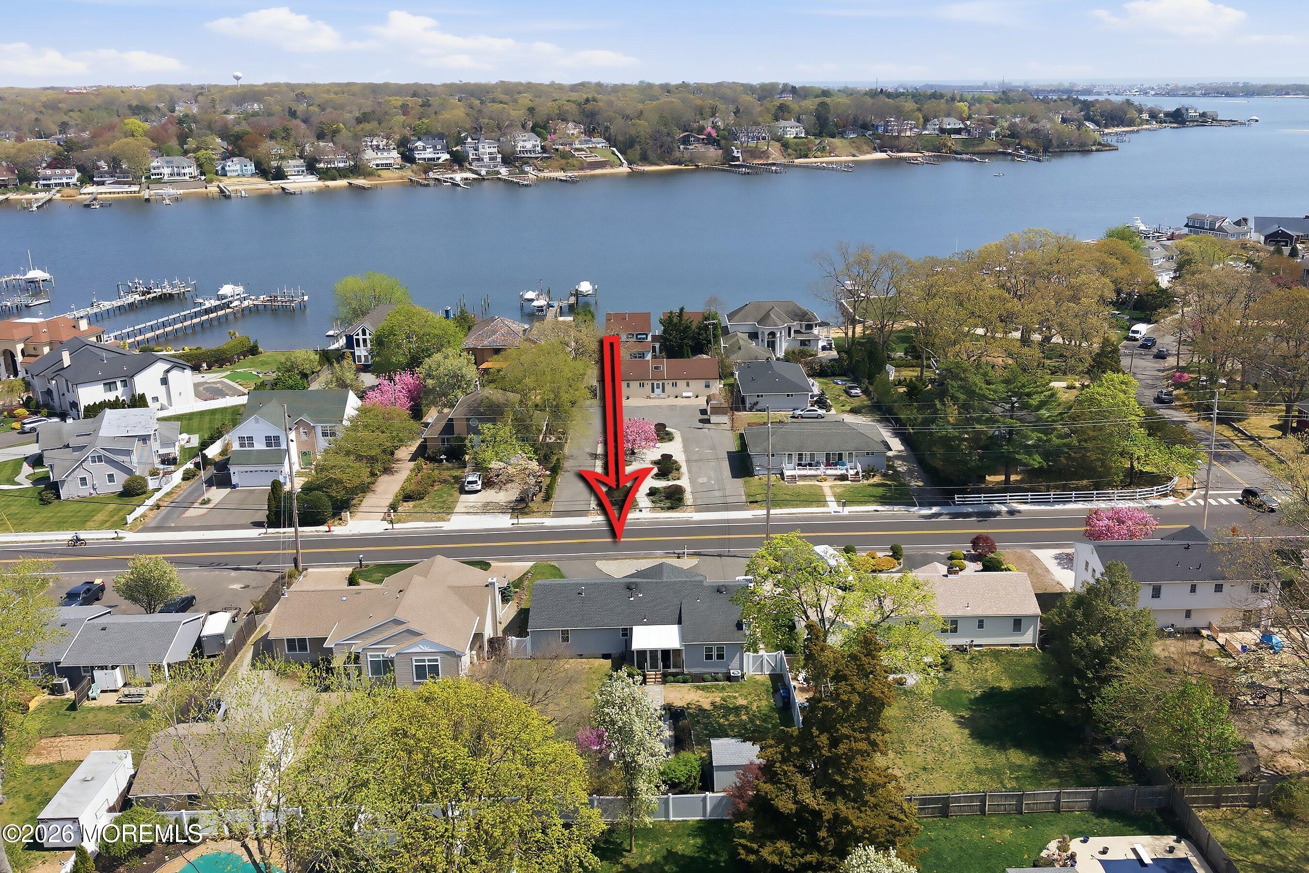 3724 River Road Point Pleasant, NJ 08742 - Photo 8 of 34 02-Rear 3 with Arrow