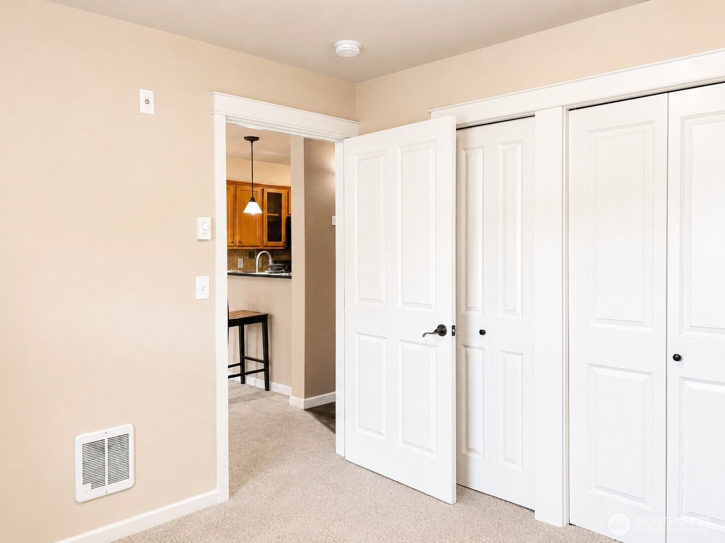 700 32nd Street, Unit A309 Bellingham, WA 98225 - Photo 12 of 28 a view of a hallway with closet and bathroom