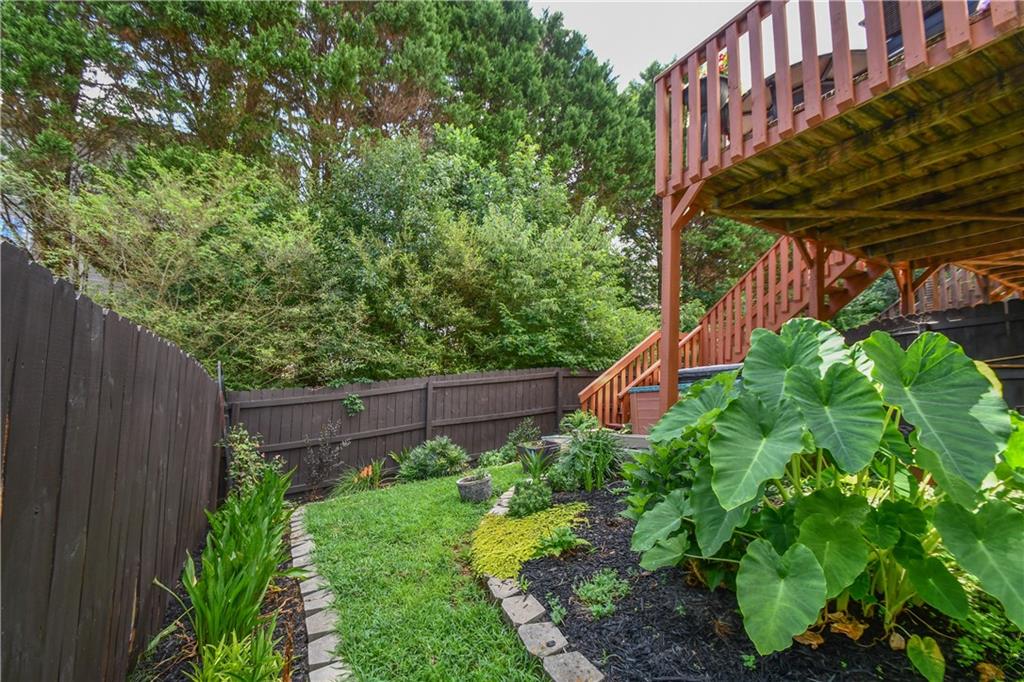 1609 Indian Way Cumming, GA 30040 - Photo 68 of 72 a backyard of a house with lots of green space
