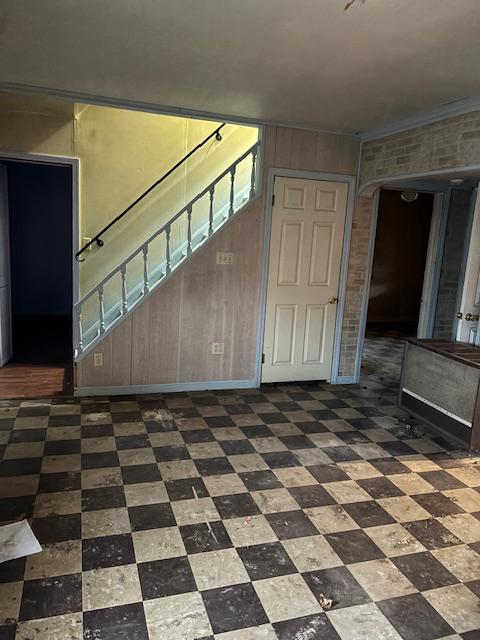 3419 Sollers Point Road Baltimore, MD 21222 - Photo 9 of 23 Stairway in living room to upper level