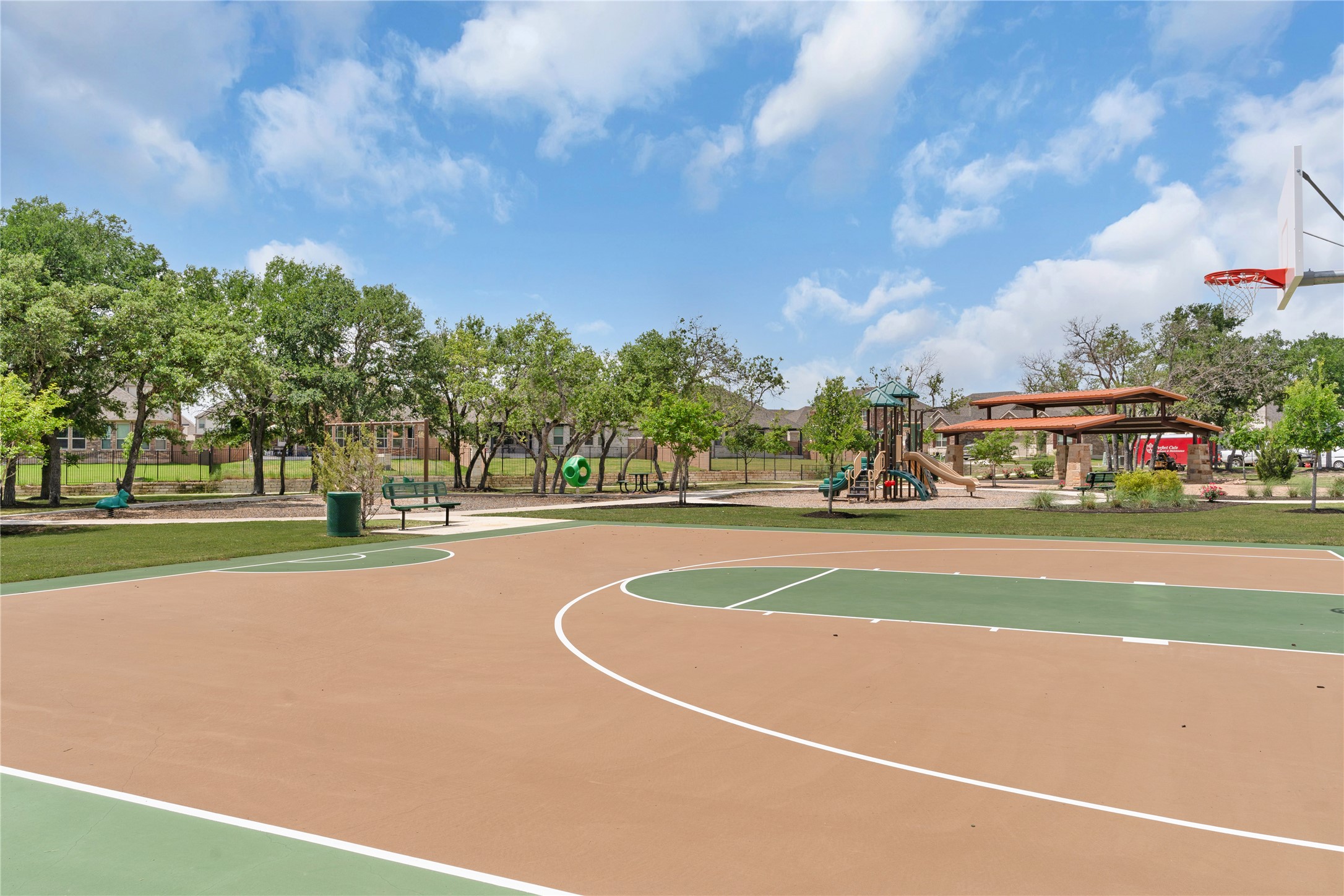 109 Sandrock Trail Georgetown, TX 78633 - Photo 2 of 32 View of basketball court with community basketball court