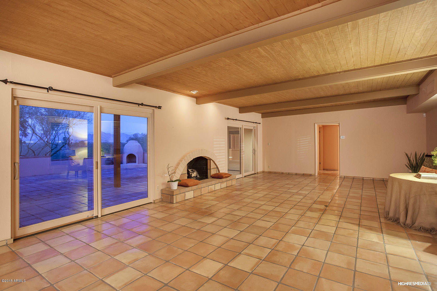 6331 East Quartz Mountain Road Paradise Valley, AZ 85253 - Photo 4 of 19 Family Rm Opens to Patio & City Lights