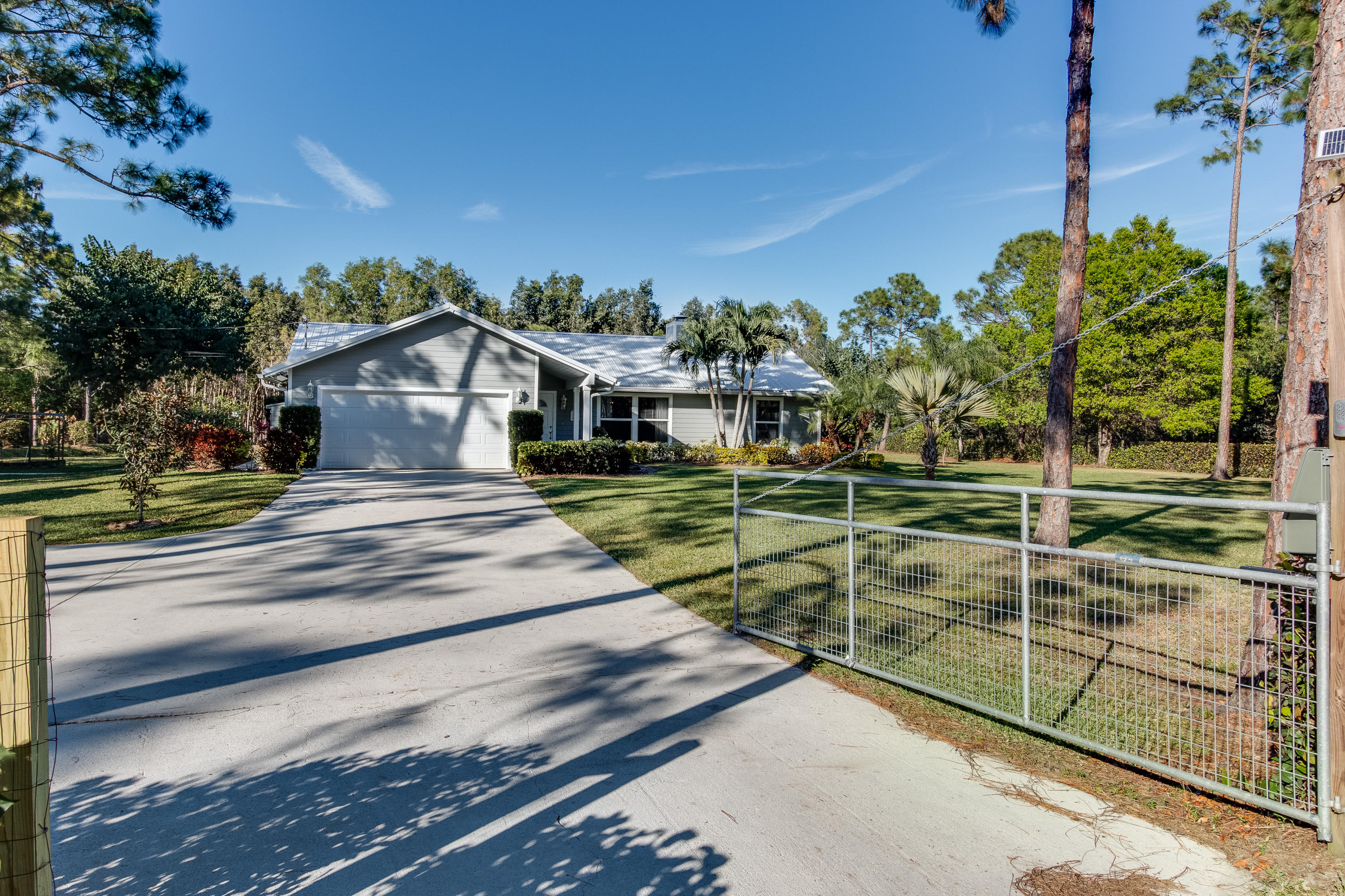 Gated and fenced-in yard