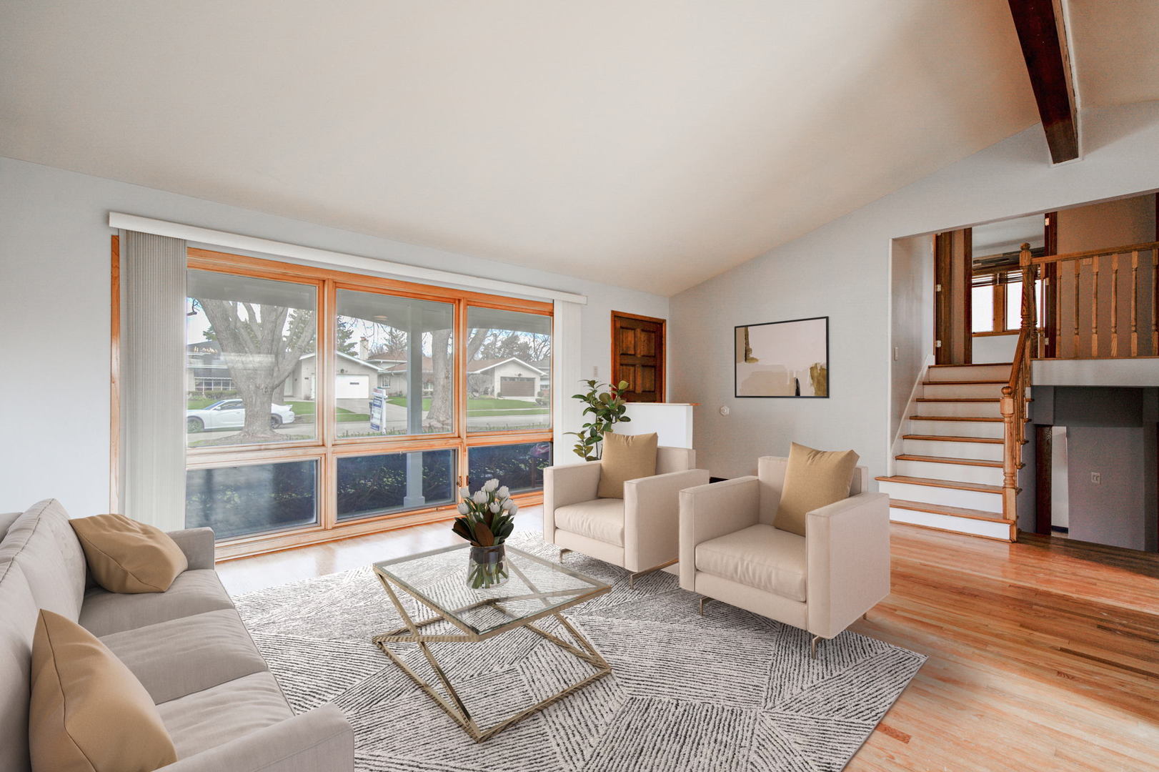 2317 High Ridge Parkway Hillside, IL 60162 - Photo 4 of 24 a living room with furniture and a large window