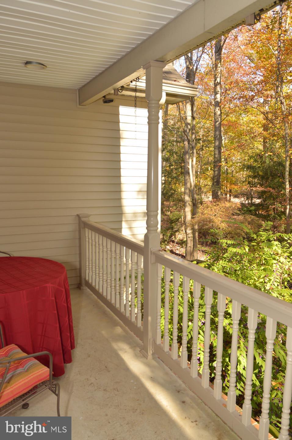 16 Ginger Road Chesterfield, NJ 08515 - Photo 23 of 27 a view of a balcony with furniture