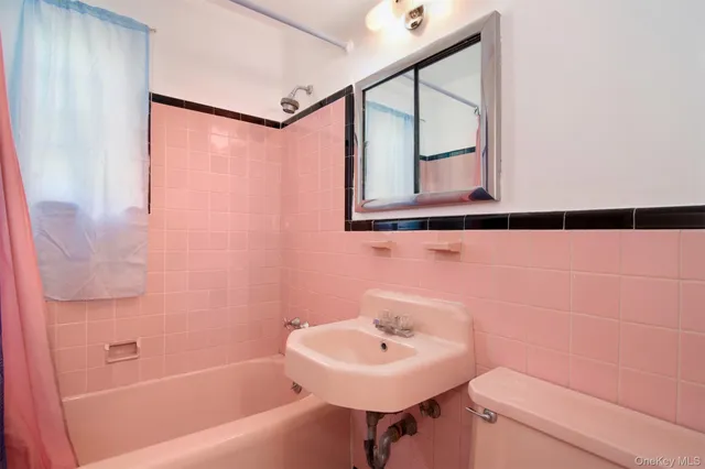 a bathroom with a sink a toilet and a bathtub