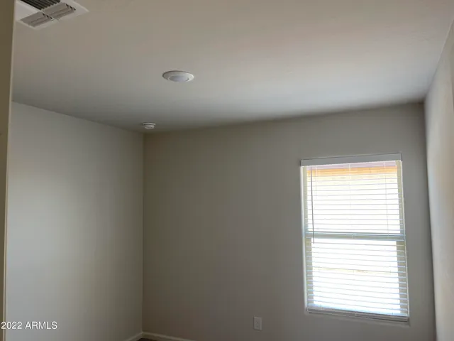 a view of a livingroom with a window