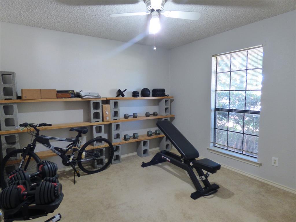1506 East Peters Colony Road Carrollton, TX 75007 - Photo 22 of 33 a view of a room with gym equipment