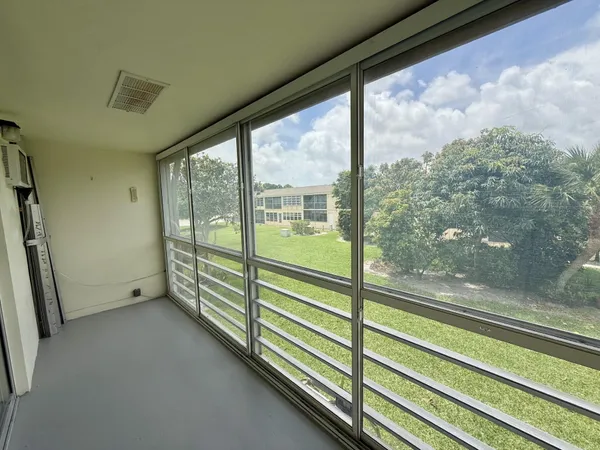 a view of a room with window
