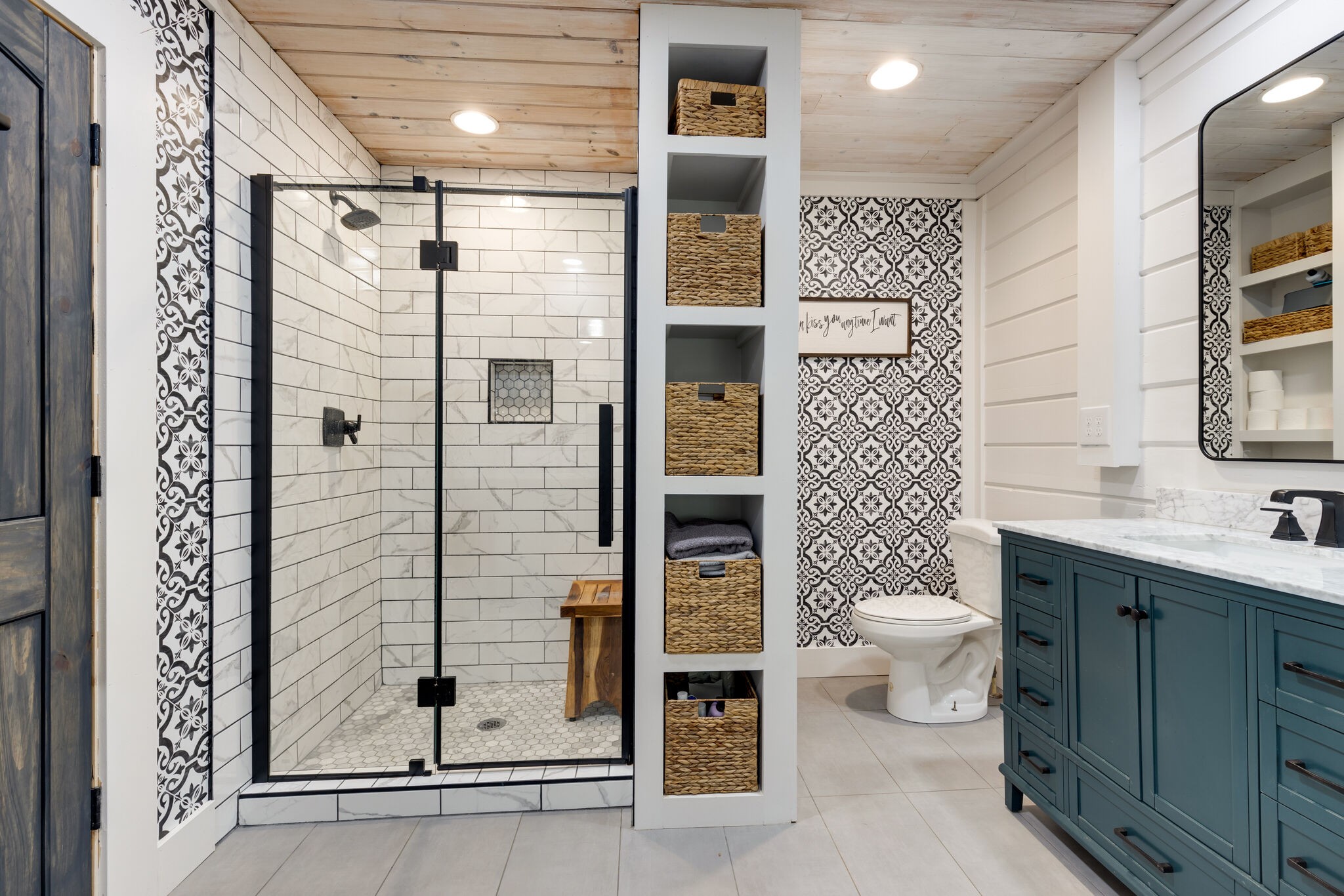 4520 Dugger Road Culleoka, TN 38451 - Photo 34 of 40 a bathroom with a toilet sink and shower