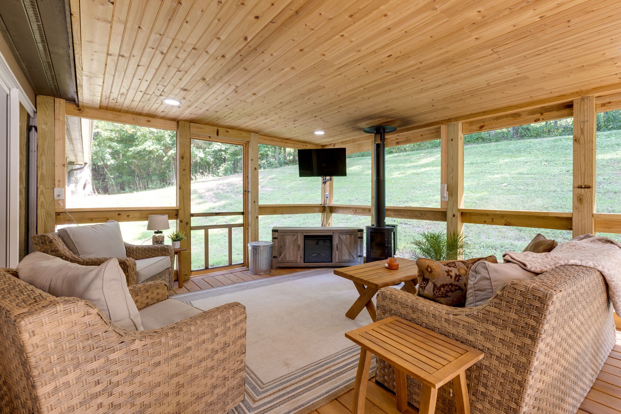 4520 Dugger Road Culleoka, TN 38451 - Photo 37 of 40 a bedroom with furniture and a large window