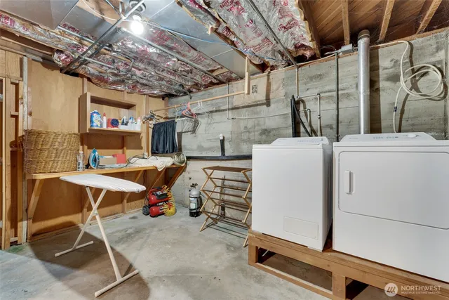 a view of storage and utility room