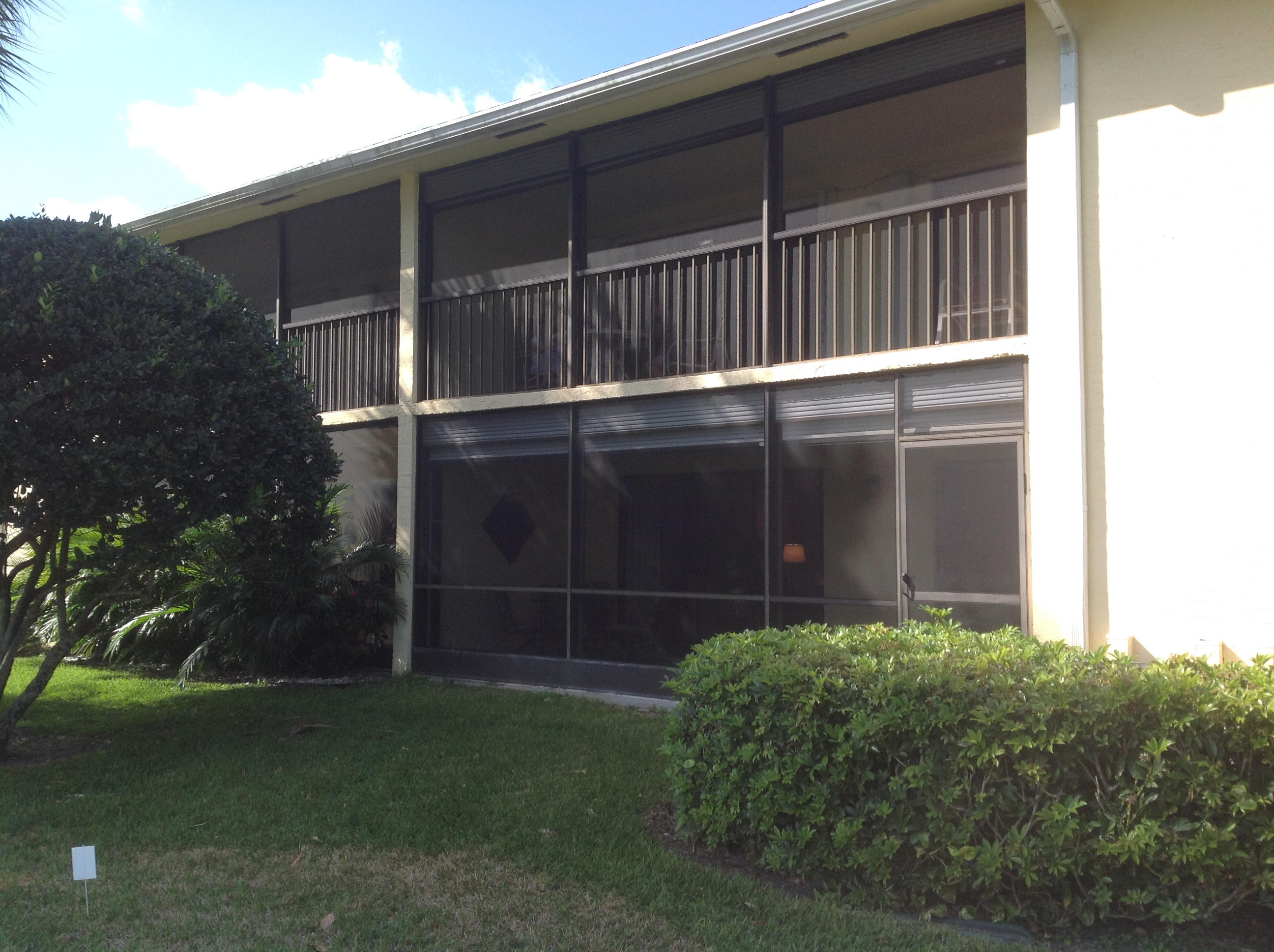 1101 Keystone Drive, Unit C Jupiter, FL 33458 - Photo 22 of 23 PATIO OVERLOOKING GOLF COURSE