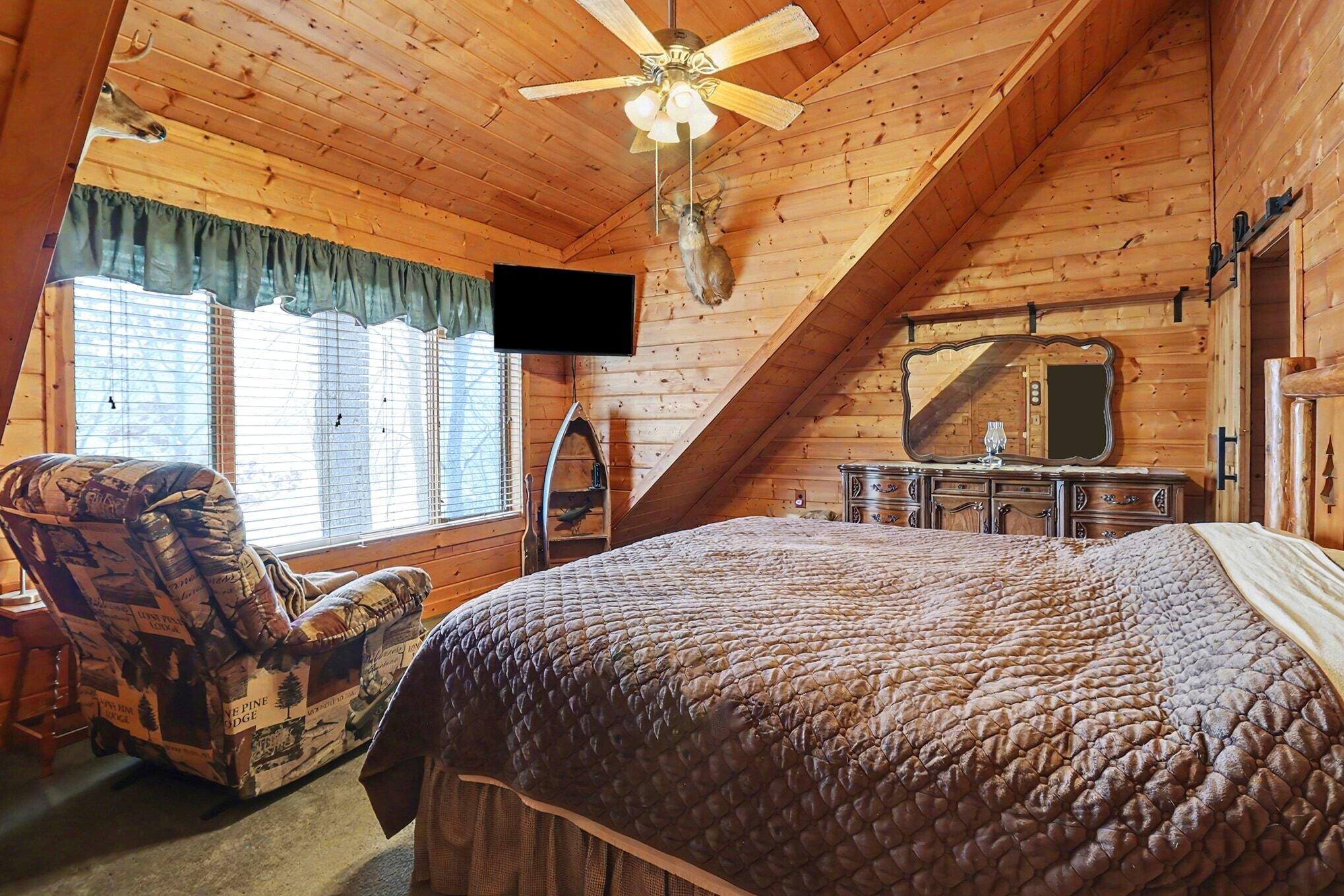 1051 West White Road Free Soil, MI 49411 - Photo 16 of 47 Upper Master Bdrm