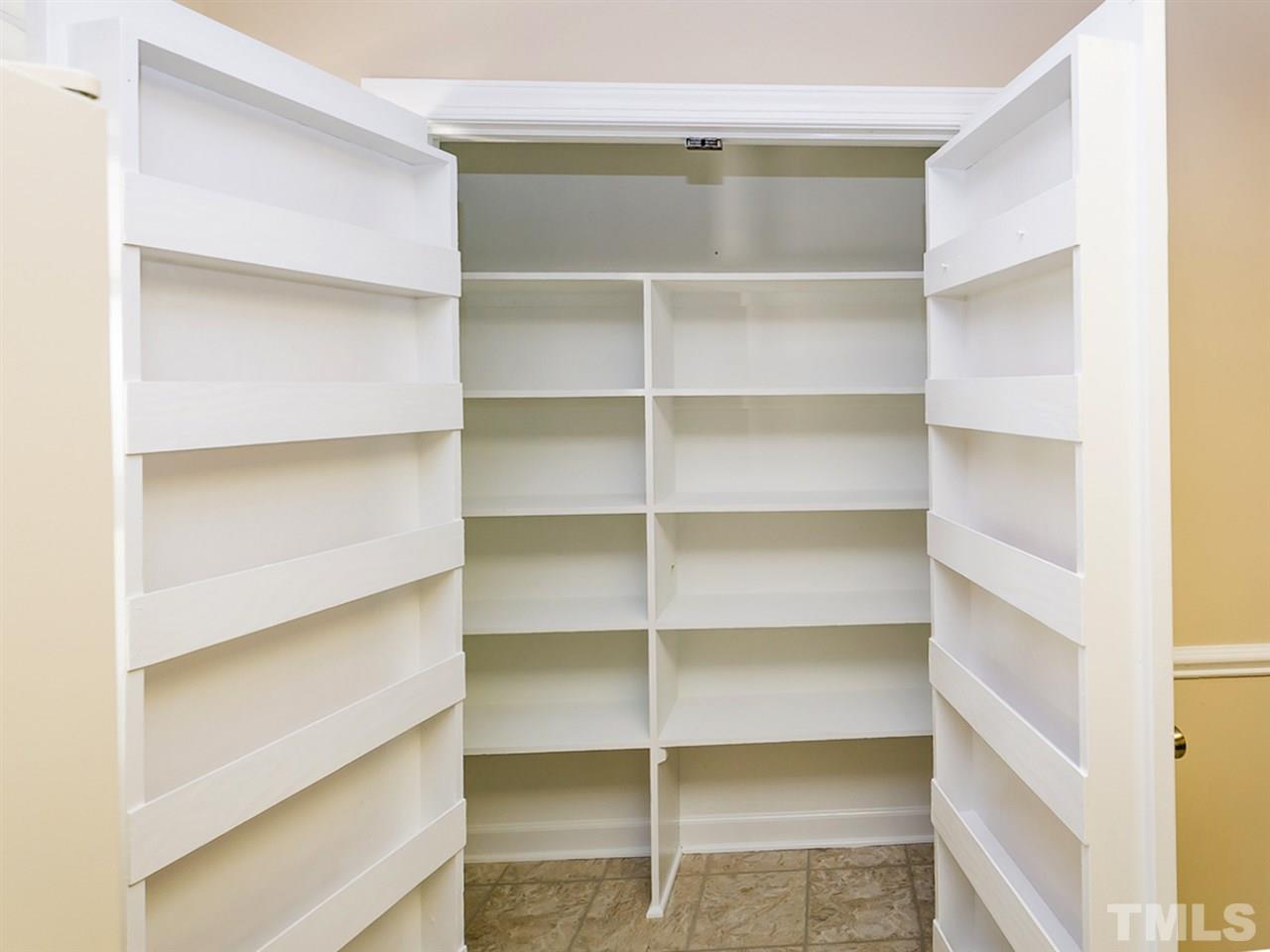 6116 Bayberry Lane Raleigh, NC 27612 - Photo 10 of 25 This pantry makes it a snap to be organized - great use of space!