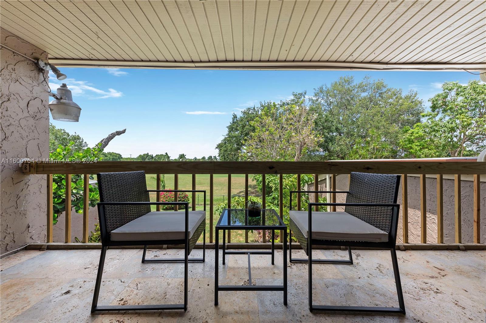 2003 St Andrews Road, Unit 122 Hollywood, FL 33021 - Photo 43 of 65 Bedroom Balcony overlooking golf course