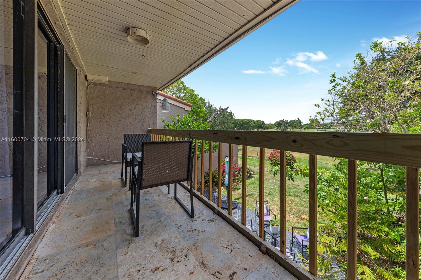 2003 St Andrews Road, Unit 122 Hollywood, FL 33021 - Photo 44 of 65 Balcony length of home