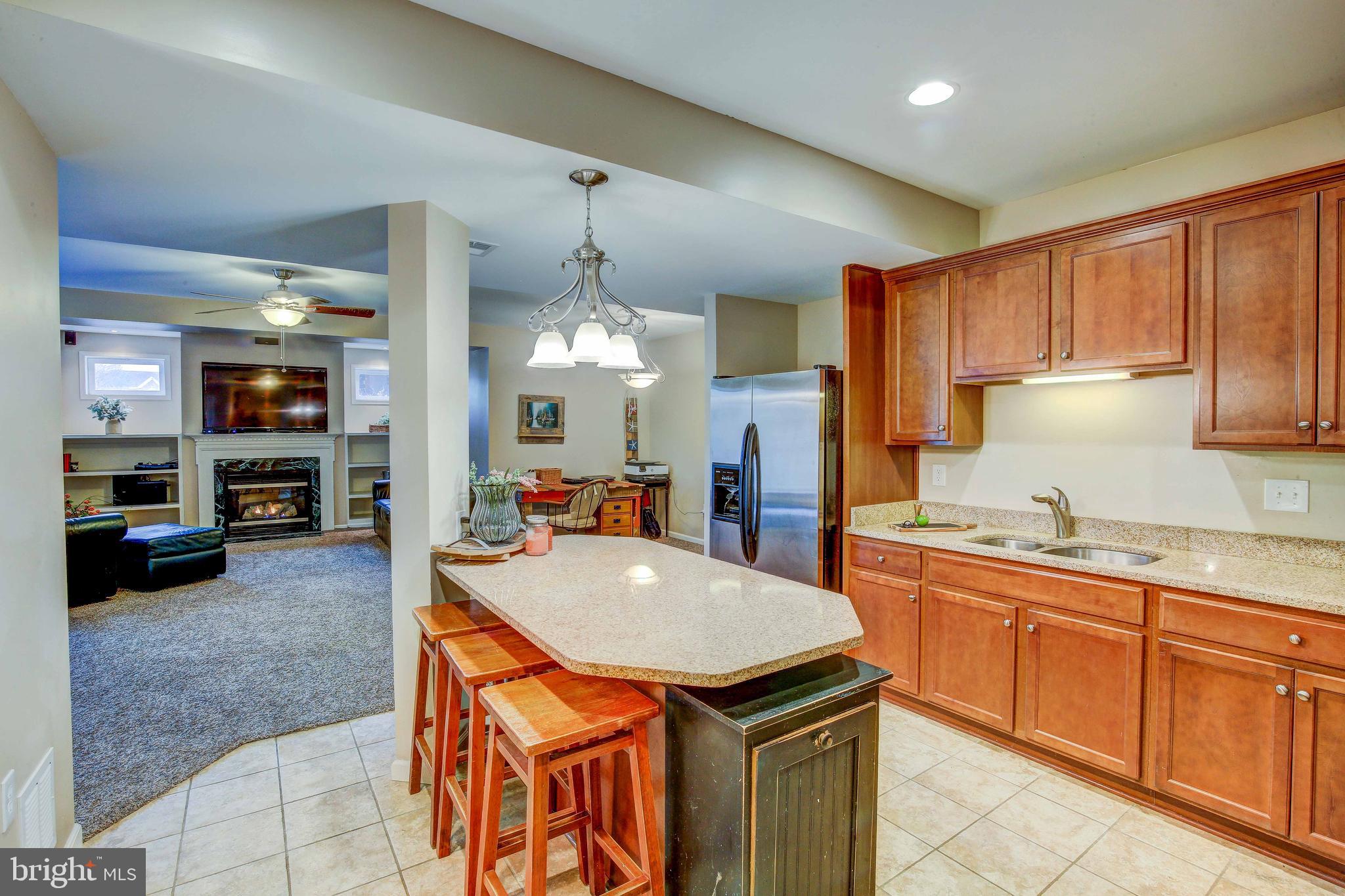 6160 Scaggs Road Owings, MD 20736 - Photo 44 of 71 Downstairs Entertainment Kitchen