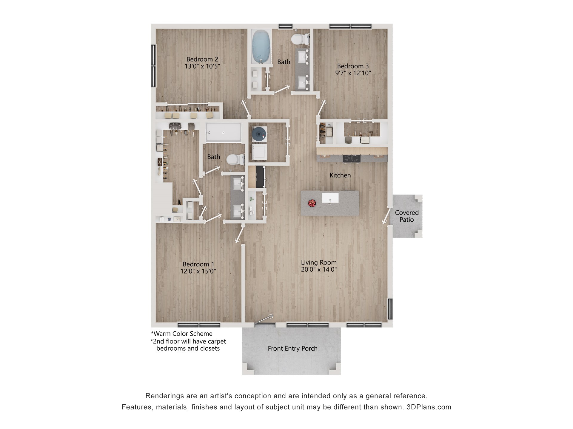 2400-11 Montgomery Park Boulevard Conroe, TX 77304 - Photo 8 of 11 a picture of a floor plan