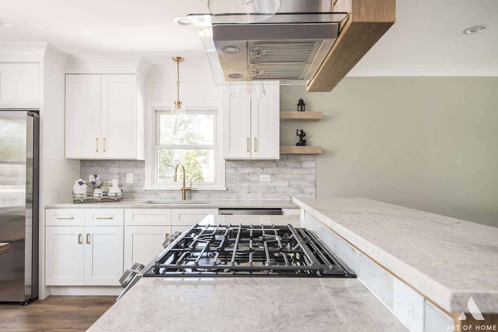 270 Holbrook Road Chicago Heights, IL 60411 - Photo 13 of 33 a kitchen with white cabinets stove and window